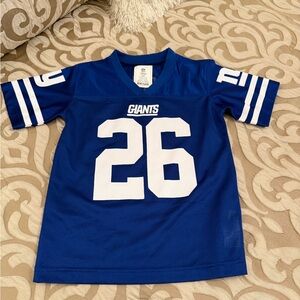 Giants :Boy Barkley Jersey . #26 size X small 4/5